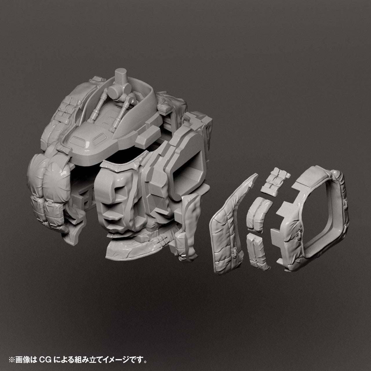 Kaiyodo SCULPTURE WORKS　Ingram Reactive Armor 1