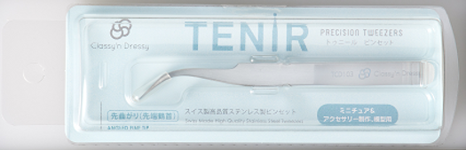 Mr Hobby TENIR PRECISION Tweezers ANGLED FINE TIP