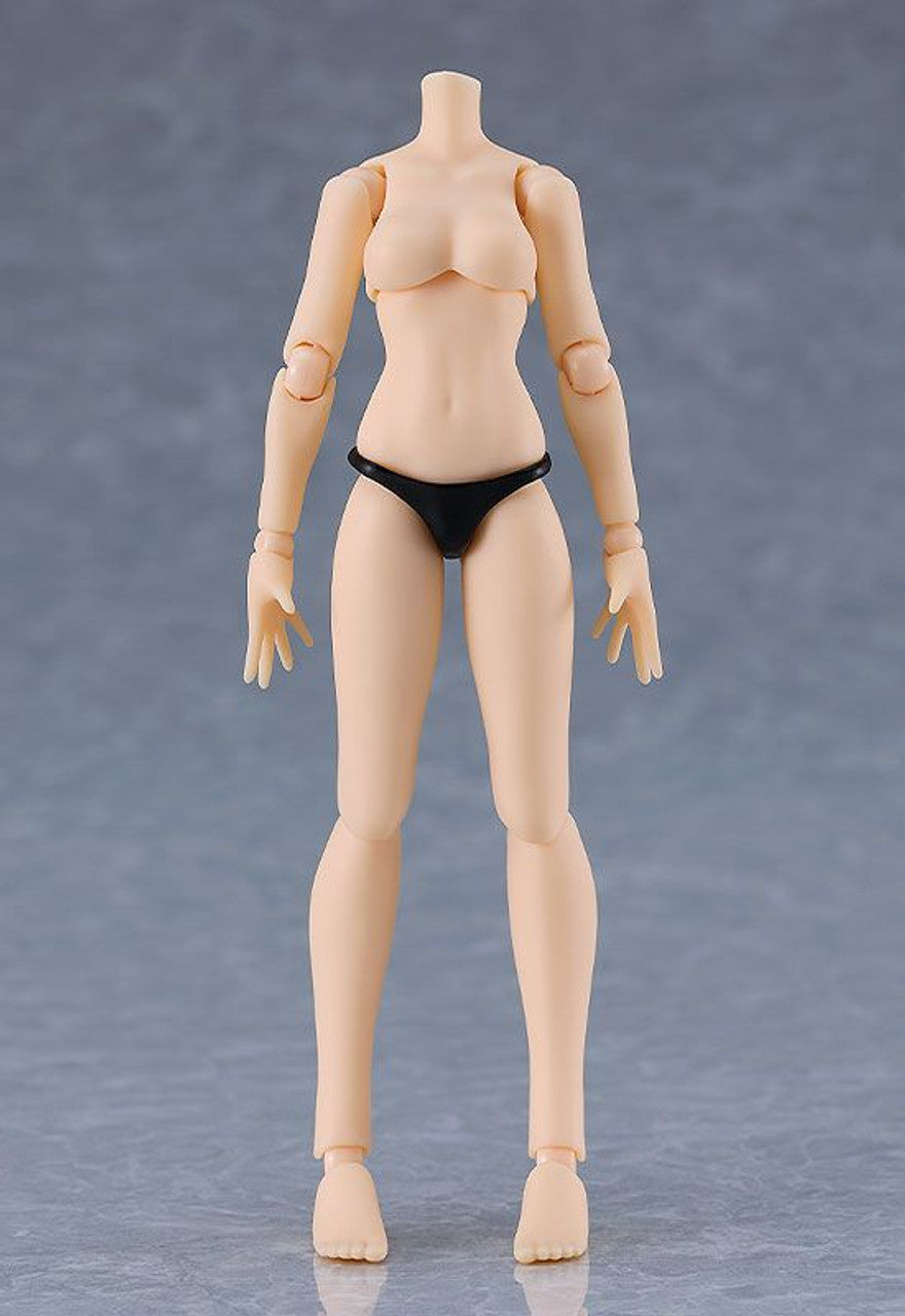 Good Smile Company figma Female Body (Mika) with Mini Skirt Chinese Dress Outfit (White)