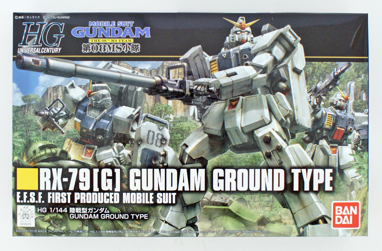 BANDAI Hobby HGUC 1/144 Gundam Ground Type