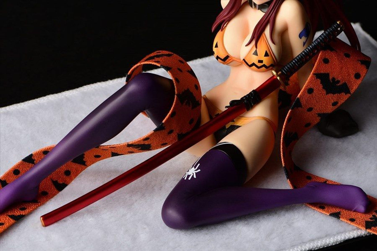 FAIRY TAIL ERZA SCARLET HALLOWEEN CAT GRAVURE 1/6 PVC FIG