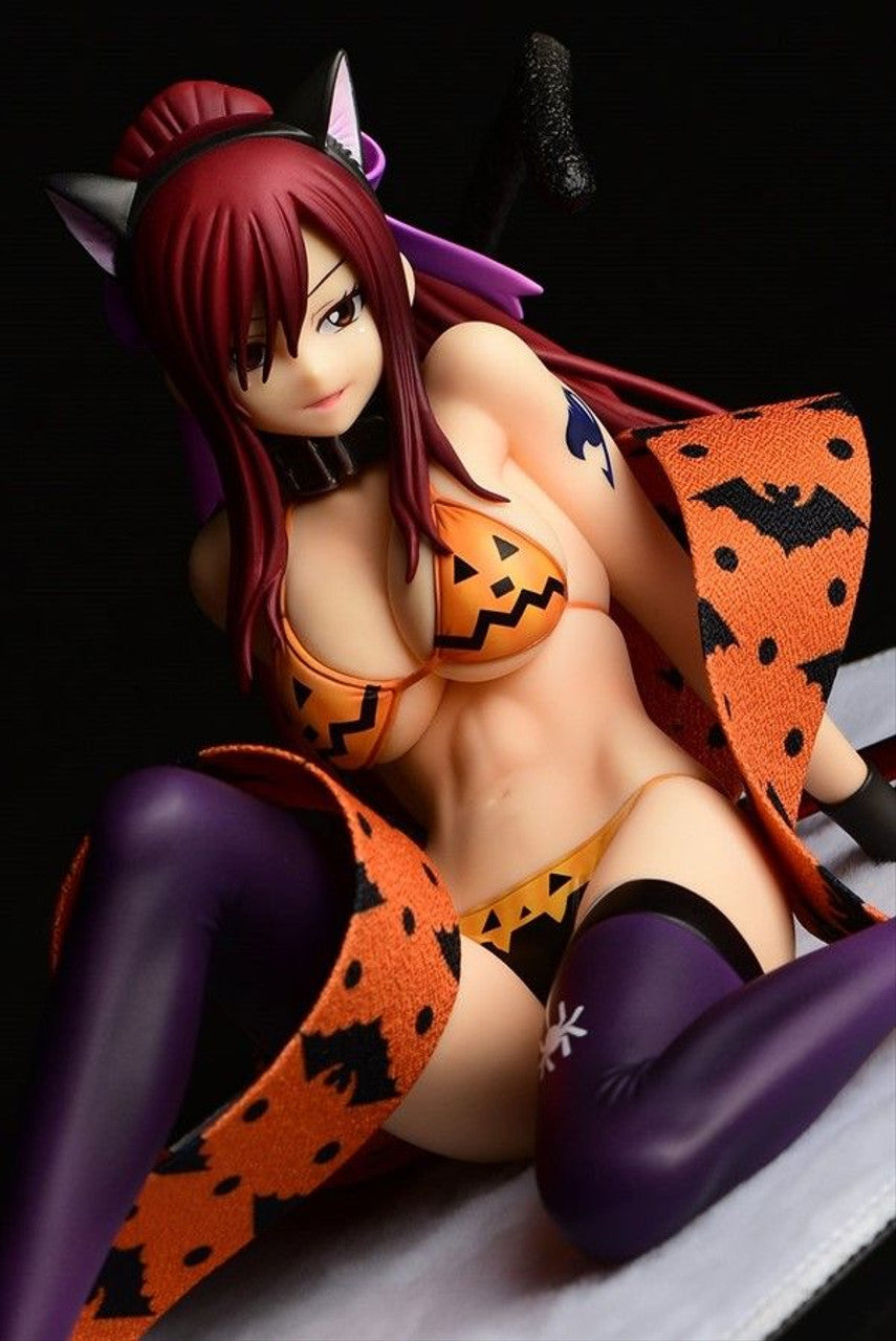 FAIRY TAIL ERZA SCARLET HALLOWEEN CAT GRAVURE 1/6 PVC FIG