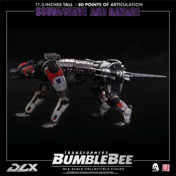 Three Zero Transformers: Bumblebee - DLX Soundwave and Ravage