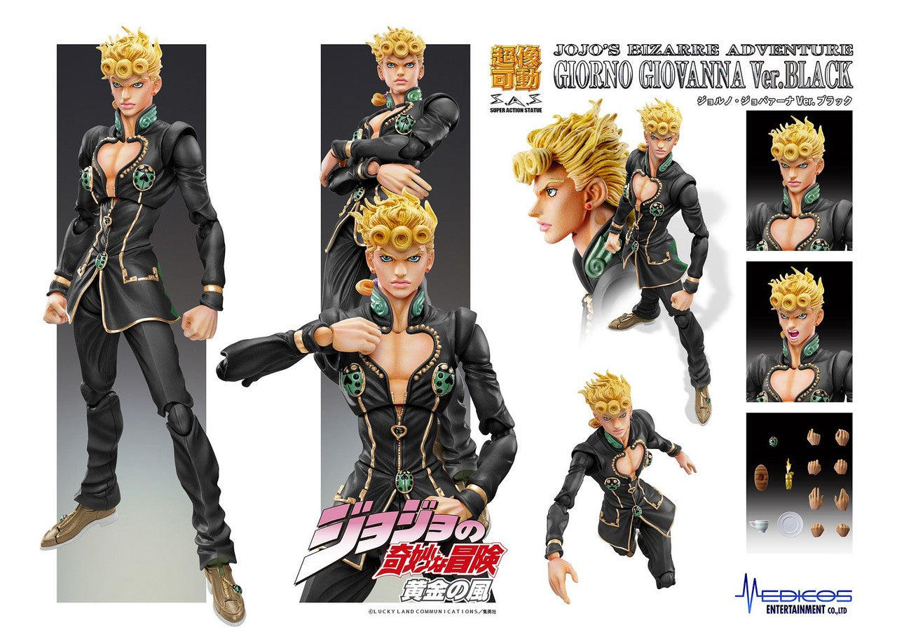 Giorno Giovanna - Super Action Statue - Ver.Black(Medicos Entertainment)