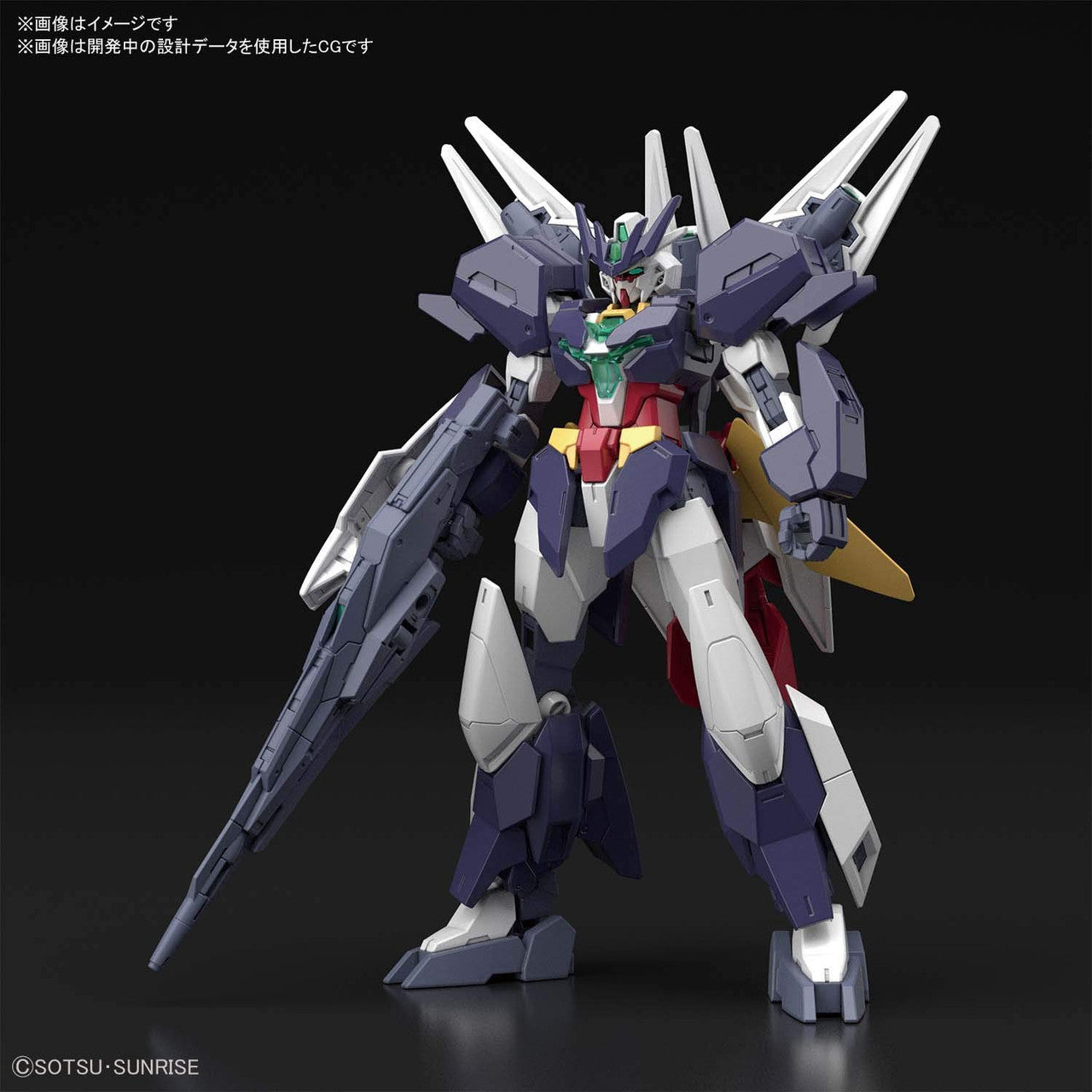 BANDAI Hobby HGBD:R 1/144 URAVEN GUNDAM