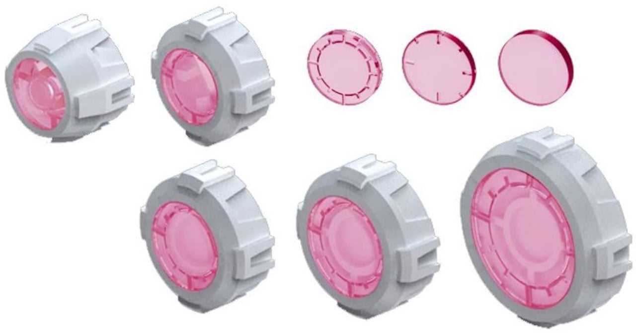 BANDAI Hobby Builders Parts - HD Sight Lens Pink