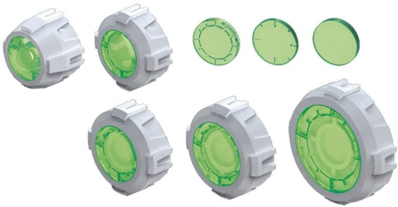 BANDAI Hobby Builders Parts - HD Sight Lens Green