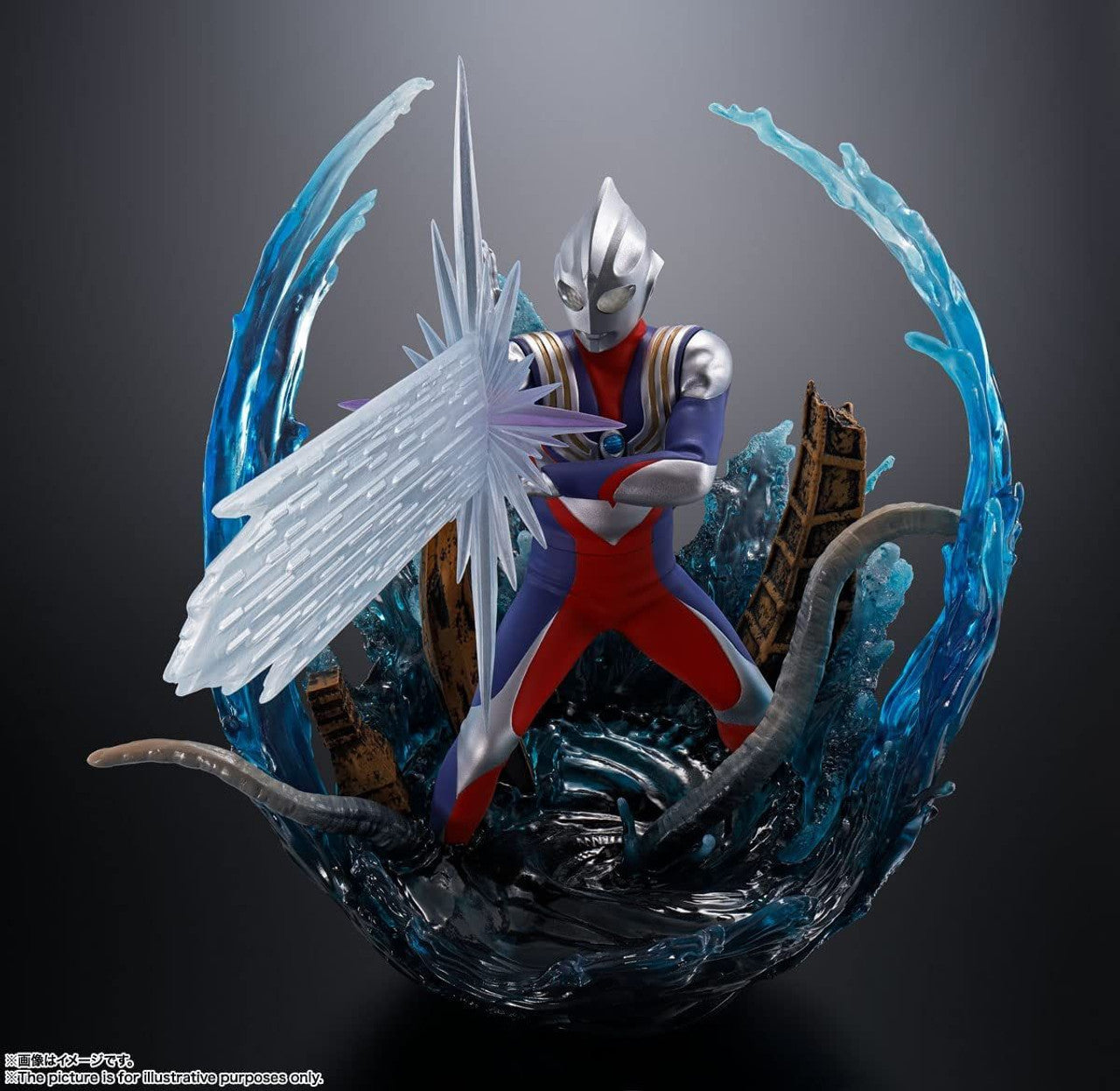 BANDAI Spirits Ultraman Tiga Multi Type Ultraman Tiga, Bandai Spirits FiguartsZero