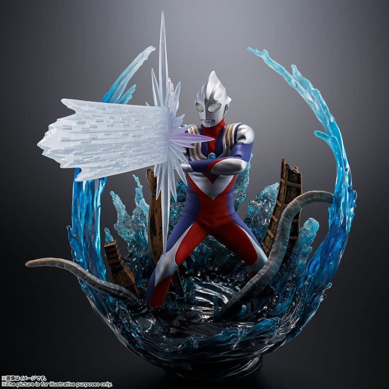 BANDAI Spirits Ultraman Tiga Multi Type Ultraman Tiga, Bandai Spirits FiguartsZero