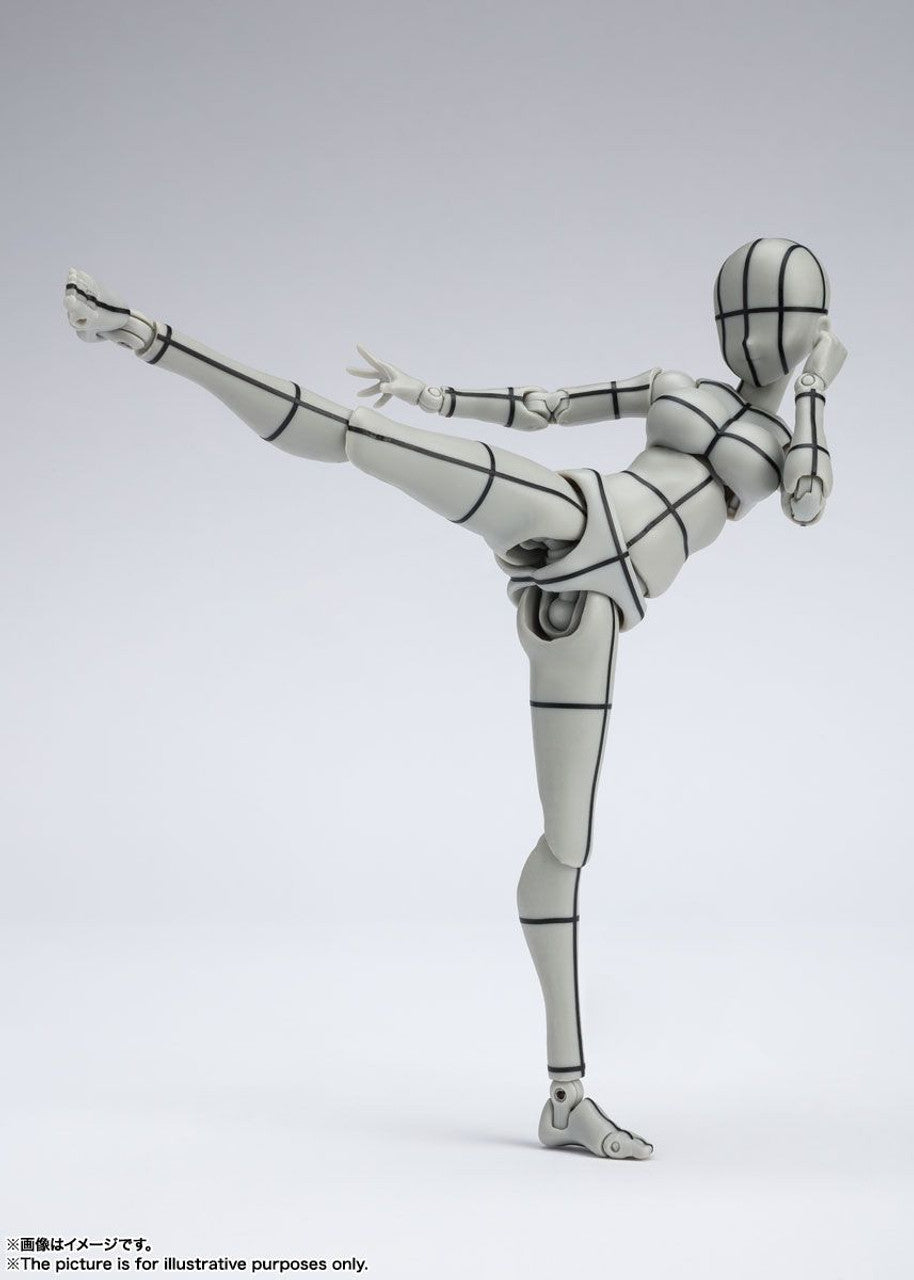 BANDAI Spirits Body Chan -Kentaro Yabuki- Wire Frame (Gray Color Ver.) , Bandai Spirits S.H Figuarts