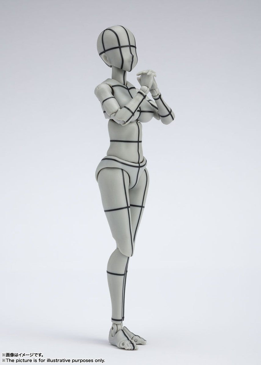 BANDAI Spirits Body Chan -Kentaro Yabuki- Wire Frame (Gray Color Ver.) , Bandai Spirits S.H Figuarts