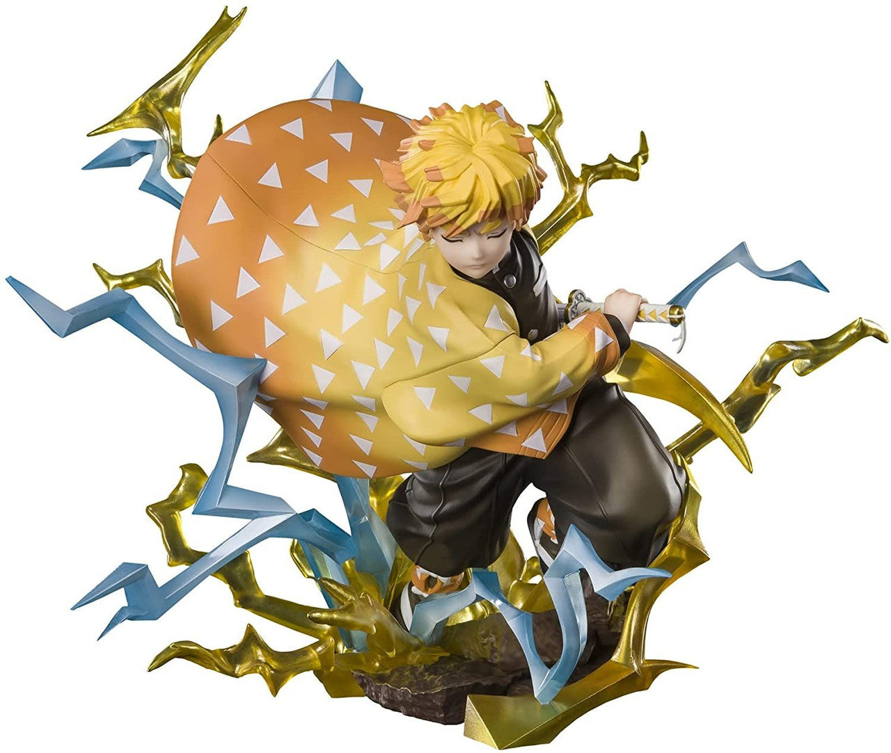 BANDAI Spirits Zenitsu Agatsuma Thunderclap and Flash Demon Slayer: Kimestu no Yaiba, Bandai Spirits FiguartsZERO