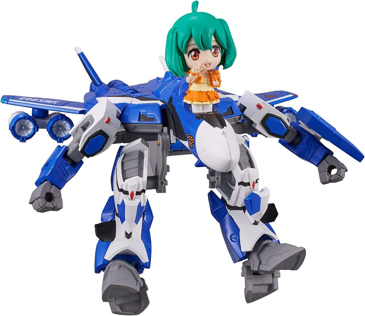 BANDAI Spirits VF-25G MESSIAH VALKYRIE (MICHAEL USE) with RANKA Macross Frontier, Bandai Spirits Tiny Session