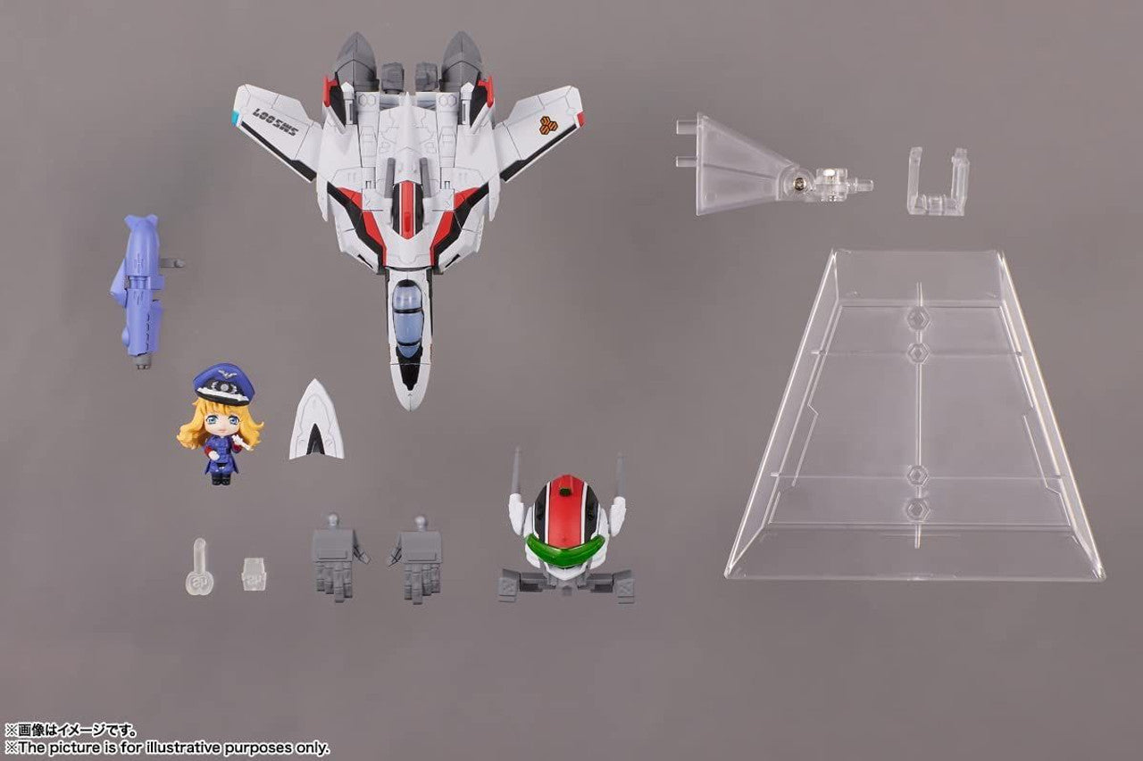 BANDAI Spirits VF-25F MESSIAH VALKYRIE (ALTO USE) with SHERYL Macross Frontier, Bandai Spirits Tiny Session