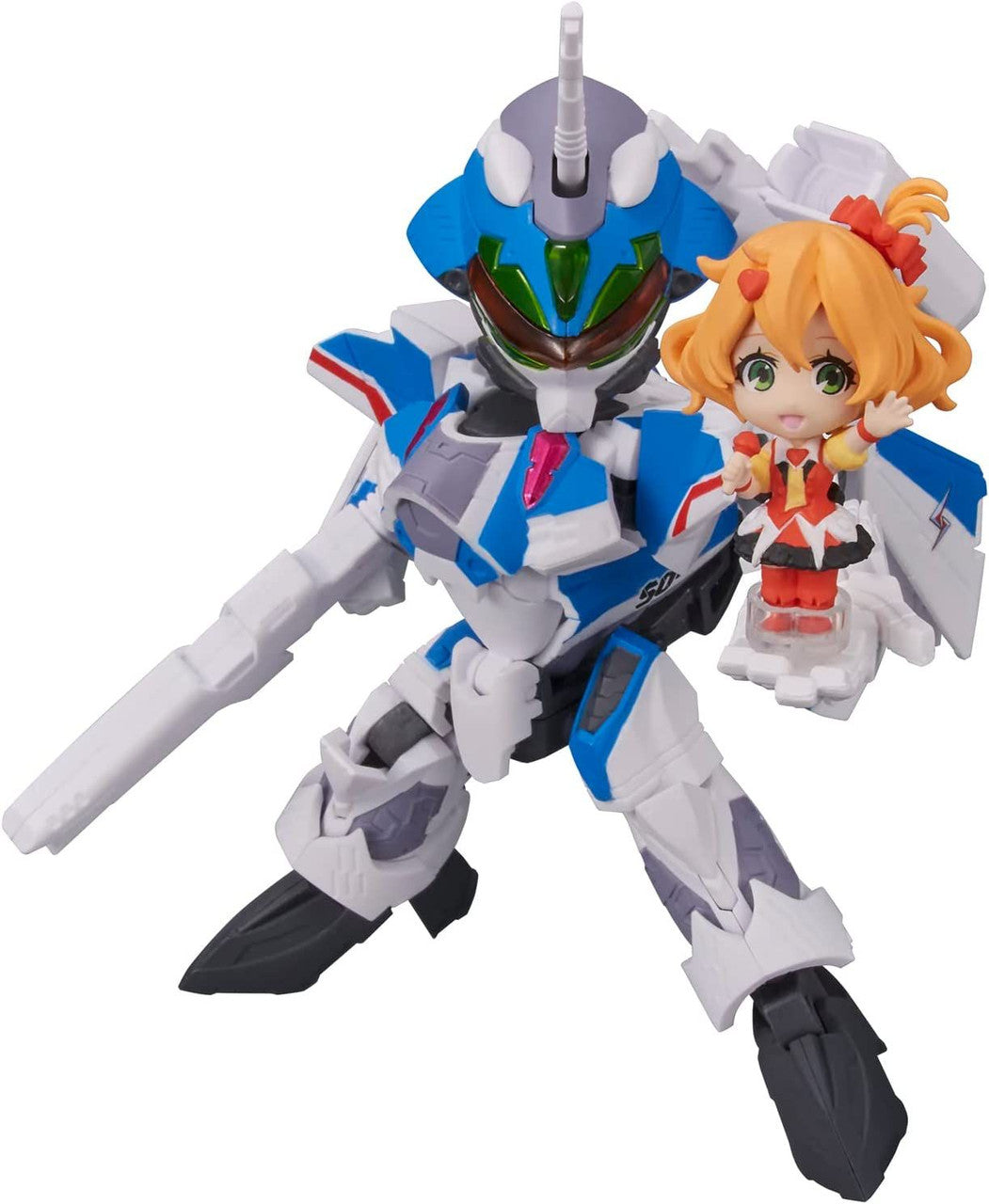 BANDAI Spirits VF-31J Siegfried (Hayate Immelmann use) with Freyja Wion