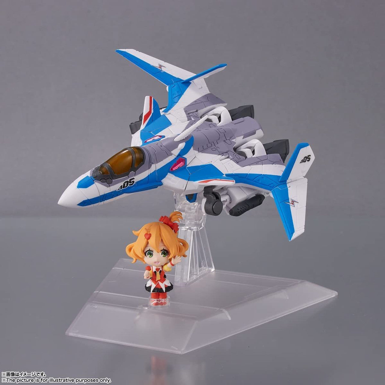 BANDAI Spirits VF-31J Siegfried (Hayate Immelmann use) with Freyja Wion