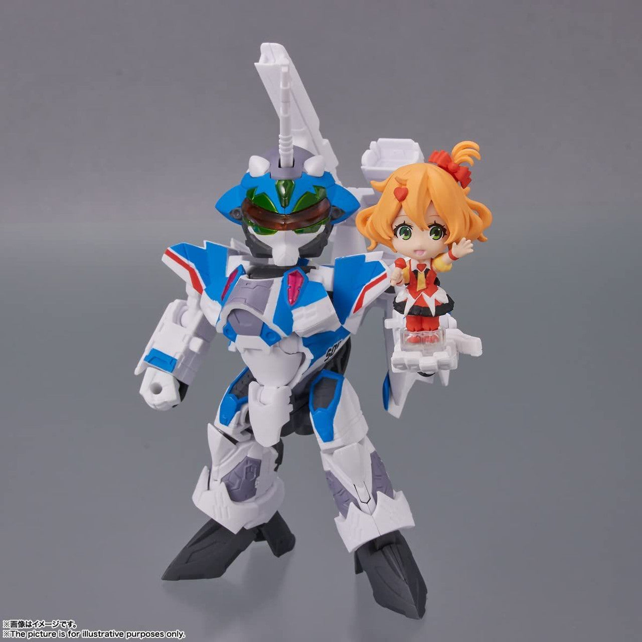 BANDAI Spirits VF-31J Siegfried (Hayate Immelmann use) with Freyja Wion