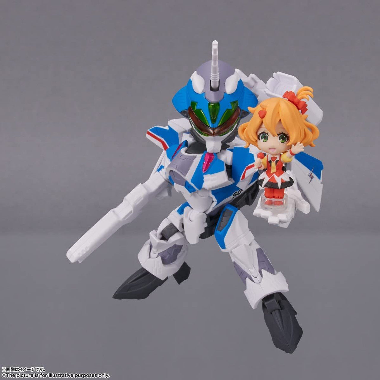 BANDAI Spirits VF-31J Siegfried (Hayate Immelmann use) with Freyja Wion