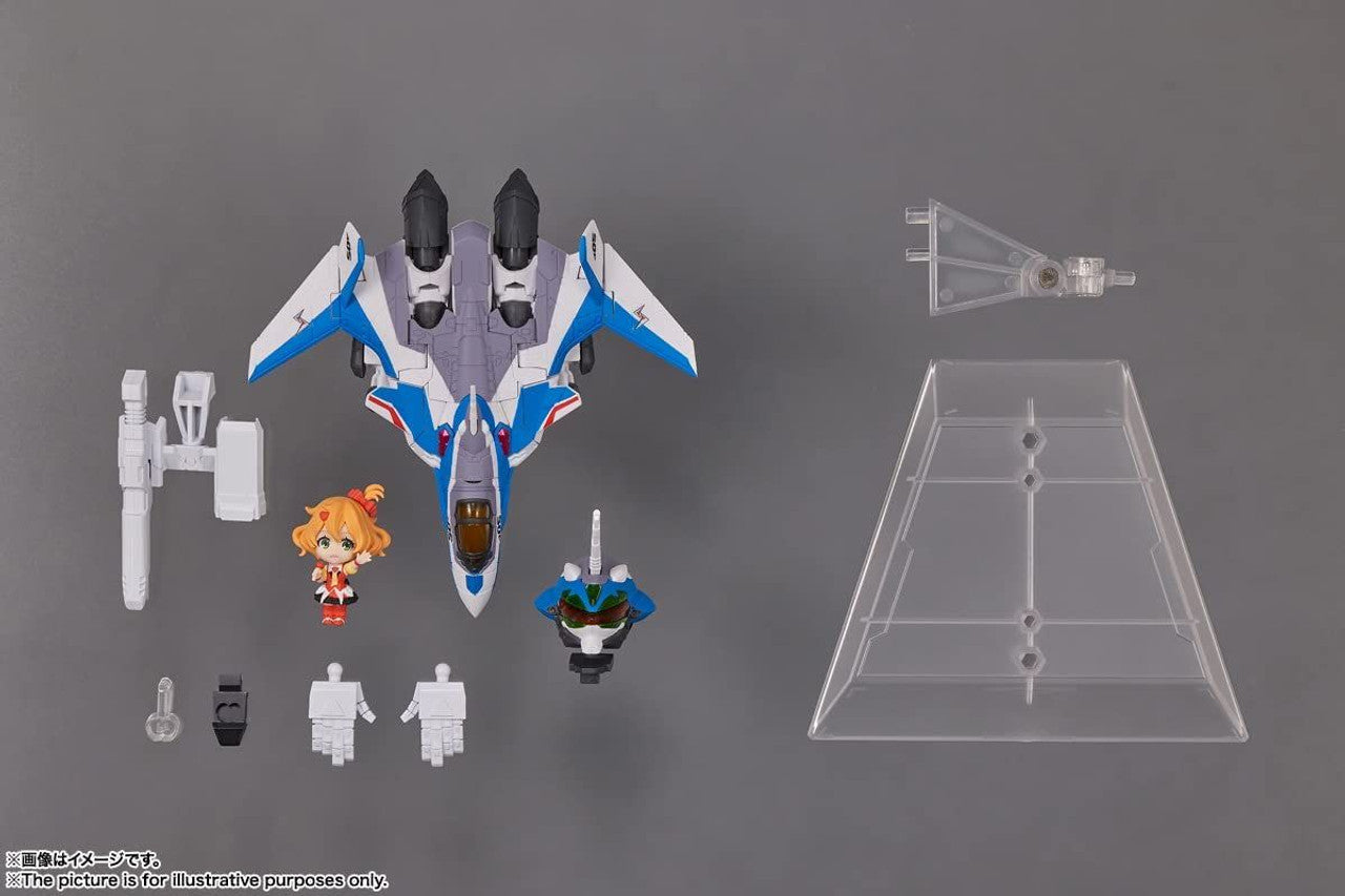 BANDAI Spirits VF-31J Siegfried (Hayate Immelmann use) with Freyja Wion