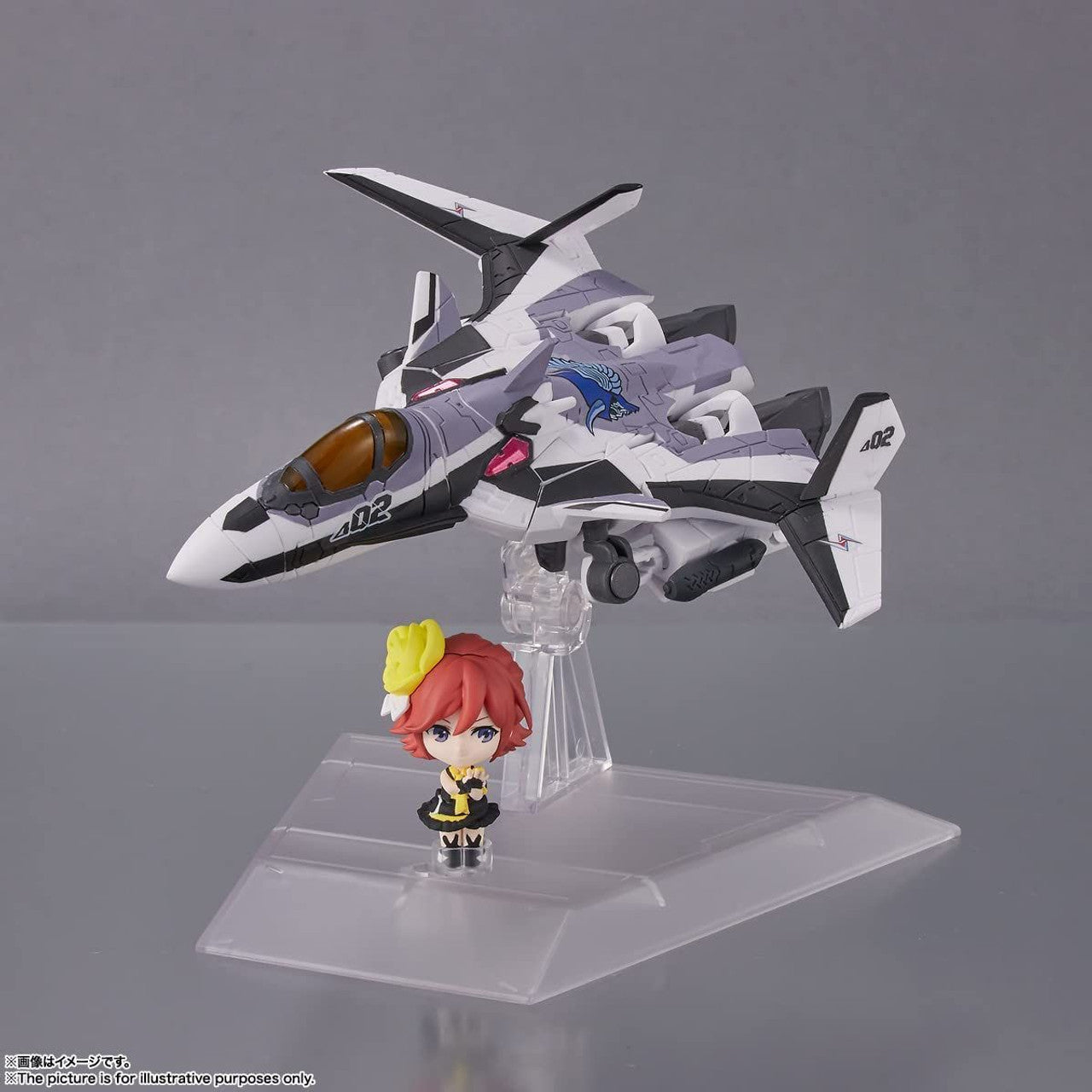 BANDAI Spirits VF-31F Siegfried (Messer Ihlefeld use) with Kaname Buccaneer