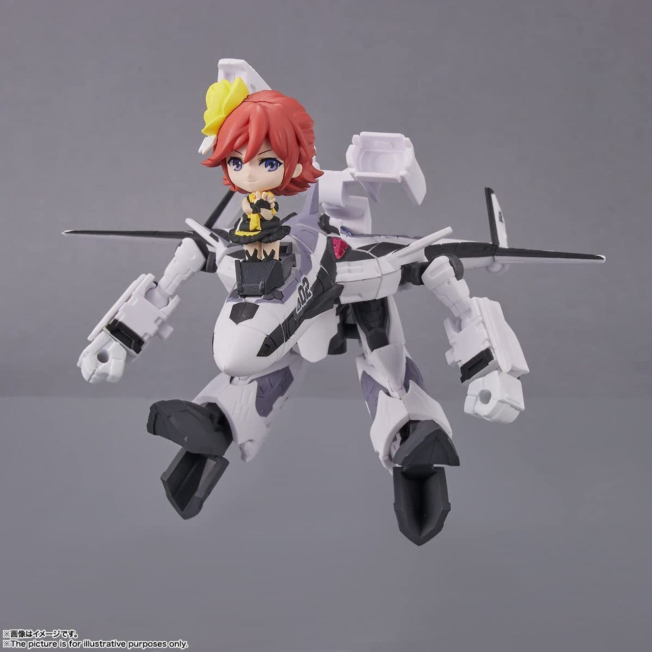 BANDAI Spirits VF-31F Siegfried (Messer Ihlefeld use) with Kaname Buccaneer