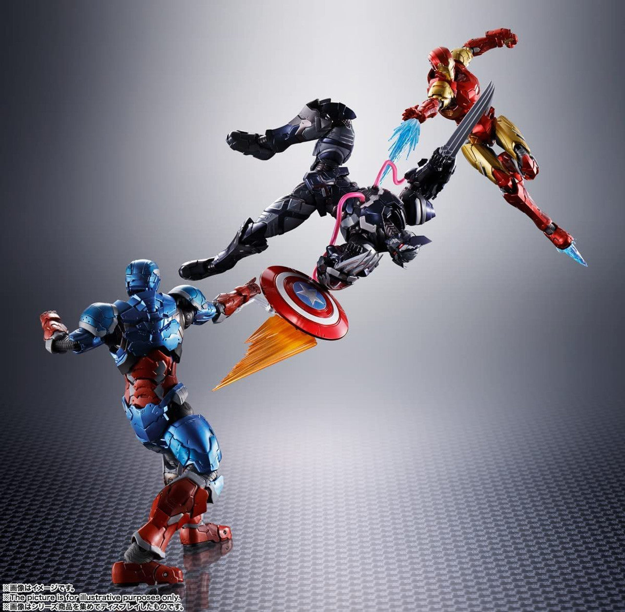 BANDAI Spirits Venom Symbiote Wolverine (Tech-On Avengers) Tech-On Avnegers, Bandai Spirits S.H.Figuarts - P-REX Hobby