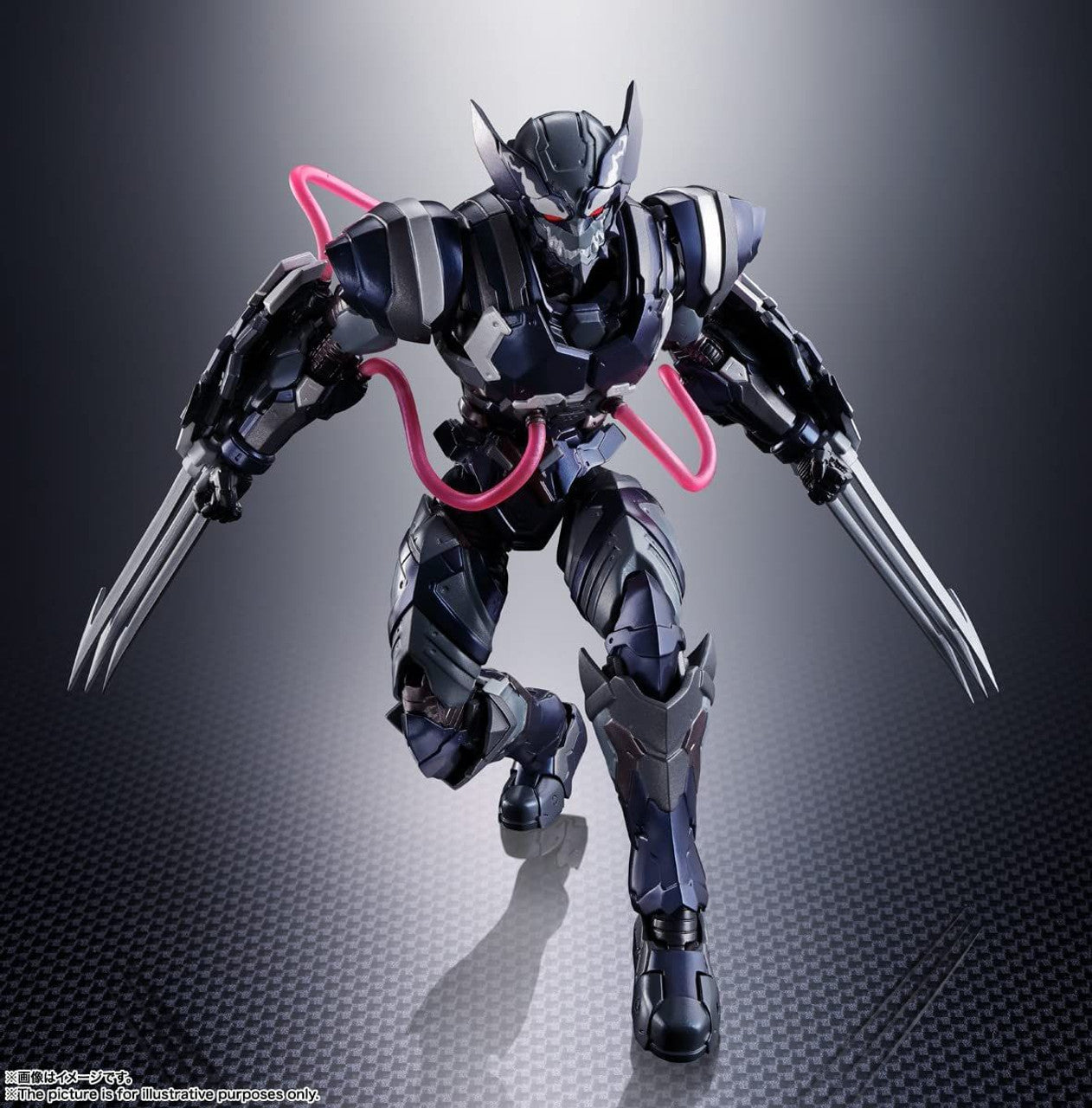 BANDAI Spirits Venom Symbiote Wolverine (Tech-On Avengers) Tech-On Avnegers, Bandai Spirits S.H.Figuarts