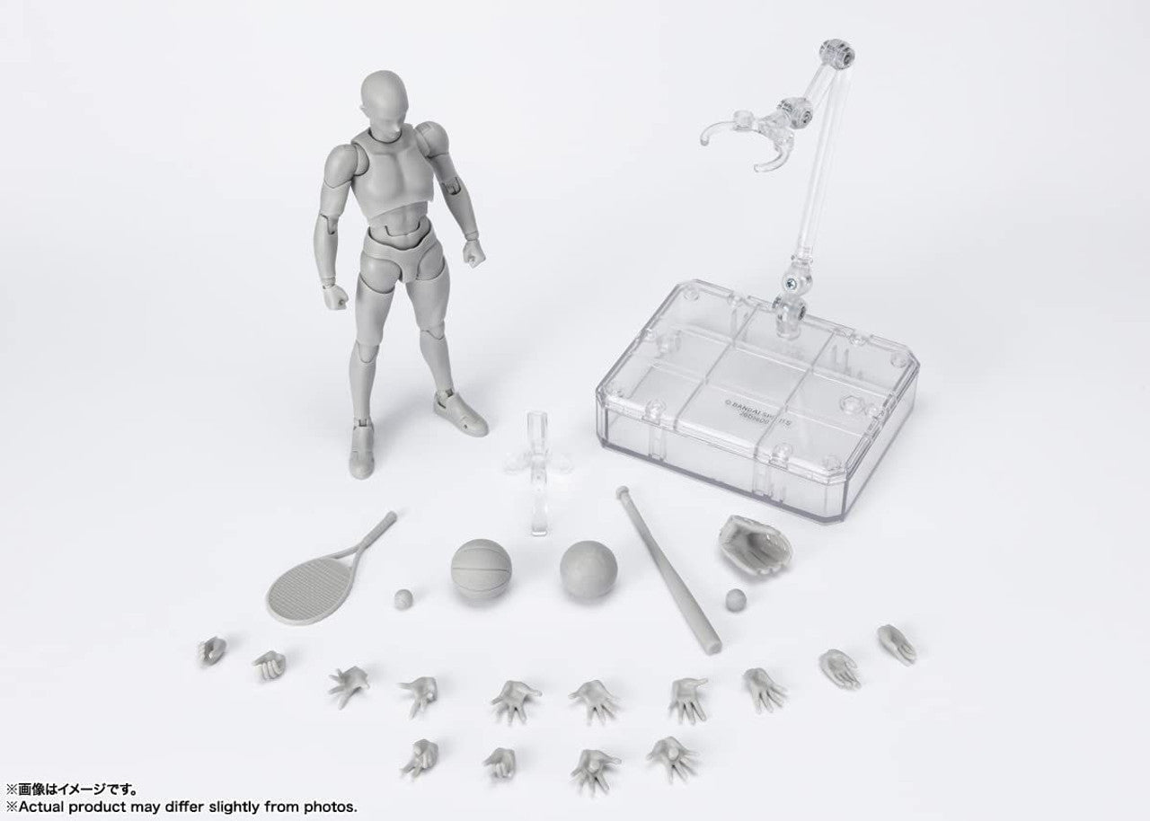 BANDAI Spirits Body-Kun -Sports- Edition DX Set (Gray Color ver.) , Tamashii Nations S.H.Figuarts