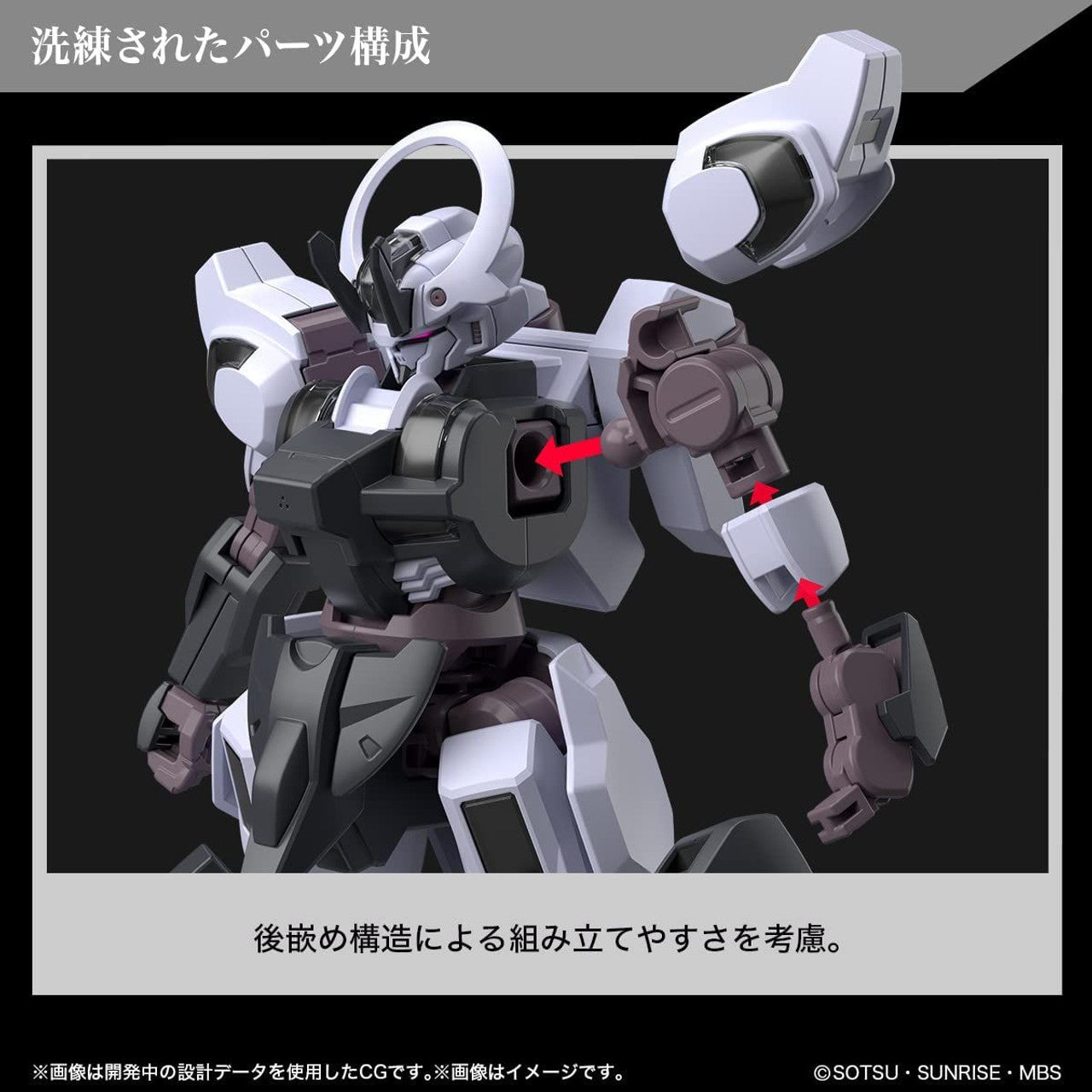 BANDAI Hobby HG 1/144 GUNDAM SCHWARZETTE