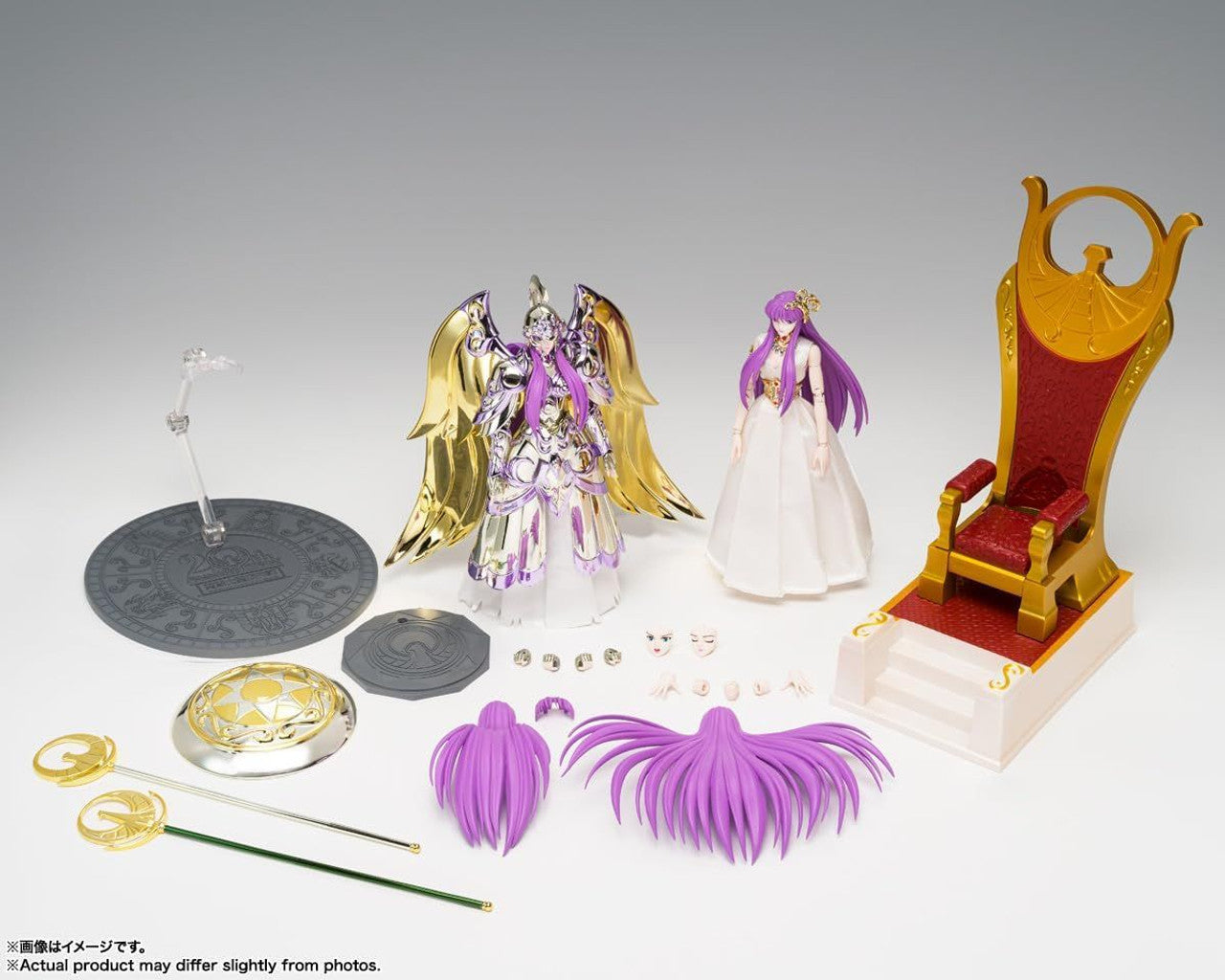 BANDAI Tamashii GODDESS ATHENA & SAORI KIDO "SAINT SEIYA", Bandai Spirits SAINT CLOTH MYTH EX