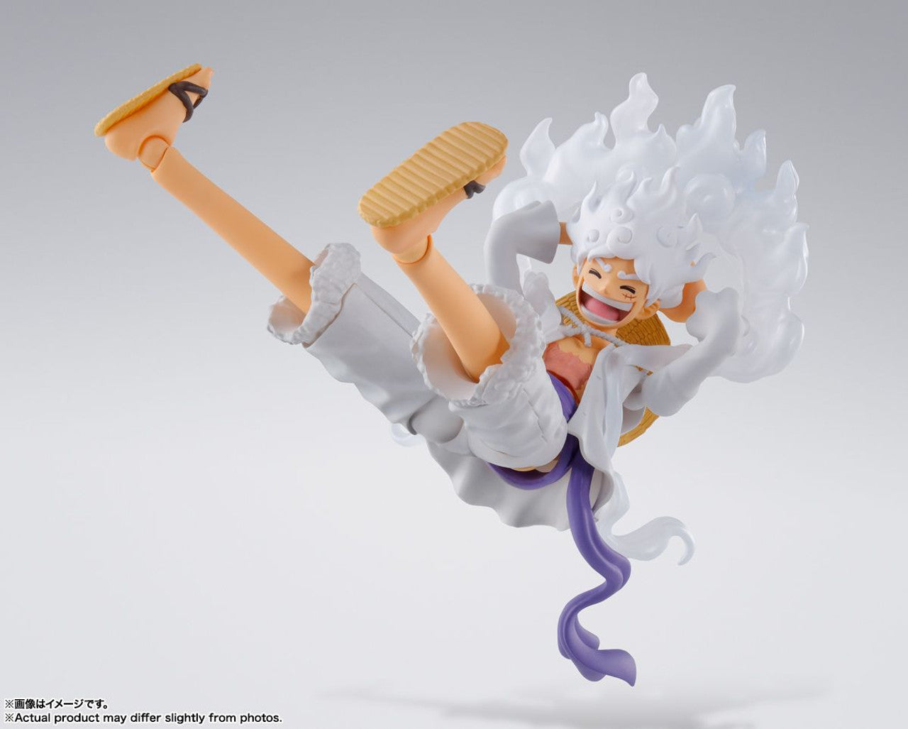 BANDAI Spirits MONKEY.D.LUFFY -GEAR5- "ONE PIECE", TAMASHII NATIONS S.H.Figuarts