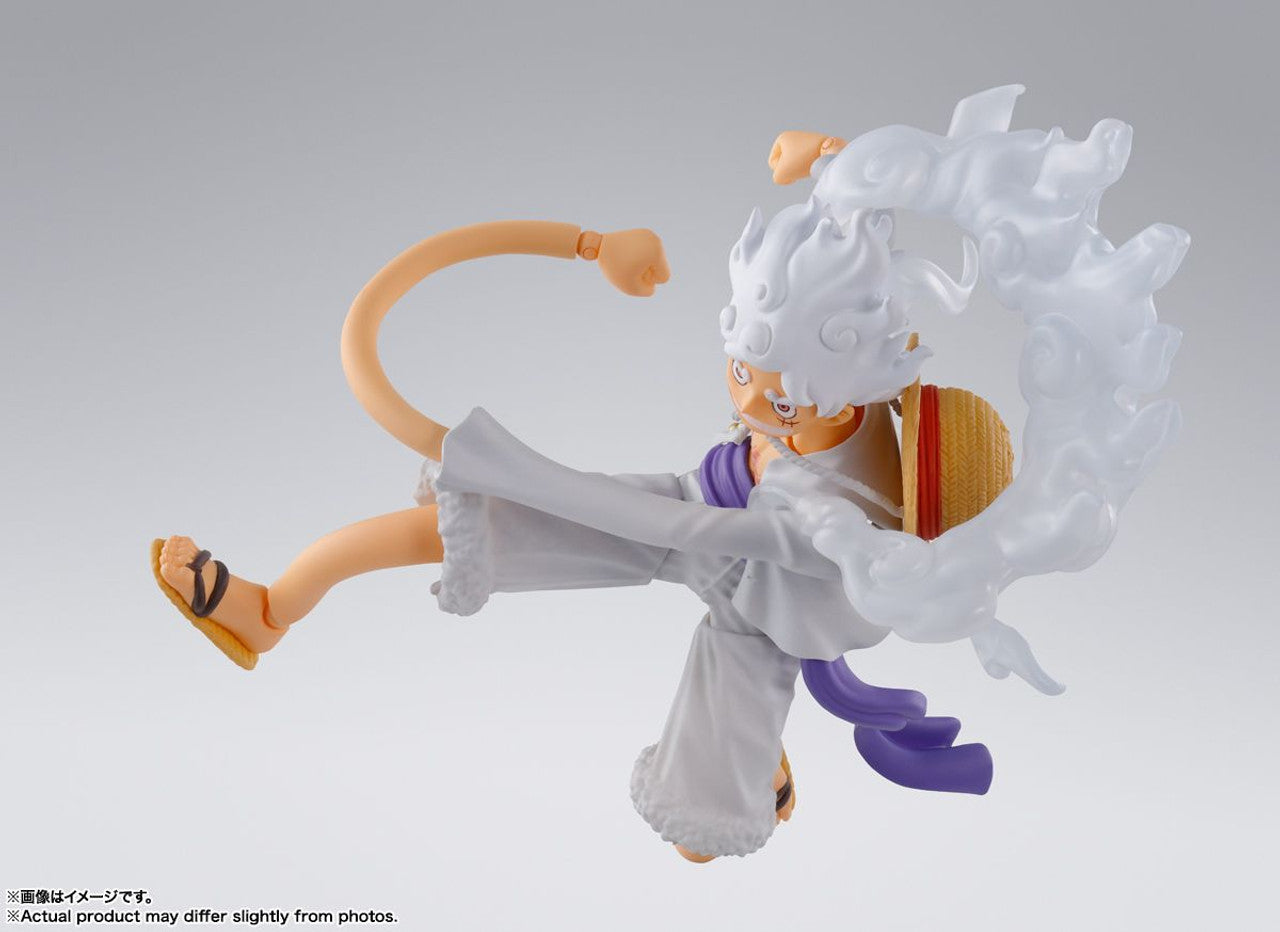 BANDAI Spirits MONKEY.D.LUFFY -GEAR5- "ONE PIECE", TAMASHII NATIONS S.H.Figuarts