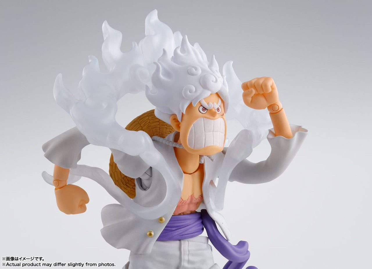 BANDAI Spirits MONKEY.D.LUFFY -GEAR5- "ONE PIECE", TAMASHII NATIONS S.H.Figuarts