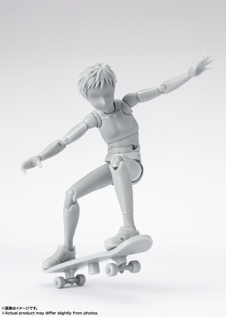 BANDAI Spirits BODY-KUN -School Life- Edition DX SET (Gray Color Ver.), TAMASHII NATIONS S.H.Figuarts