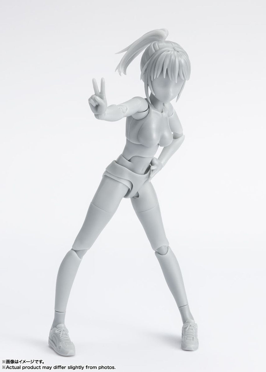 BANDAI Spirits BODY-CHAN -School Life- Edition DX SET (Gray Color Ver.), TAMASHII NATIONS S.H.Figuarts