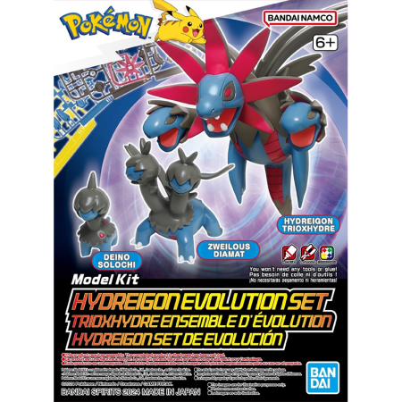 BANDAI Hobby Pokémon Model Kit HYDREIGON EVOLUTION SET