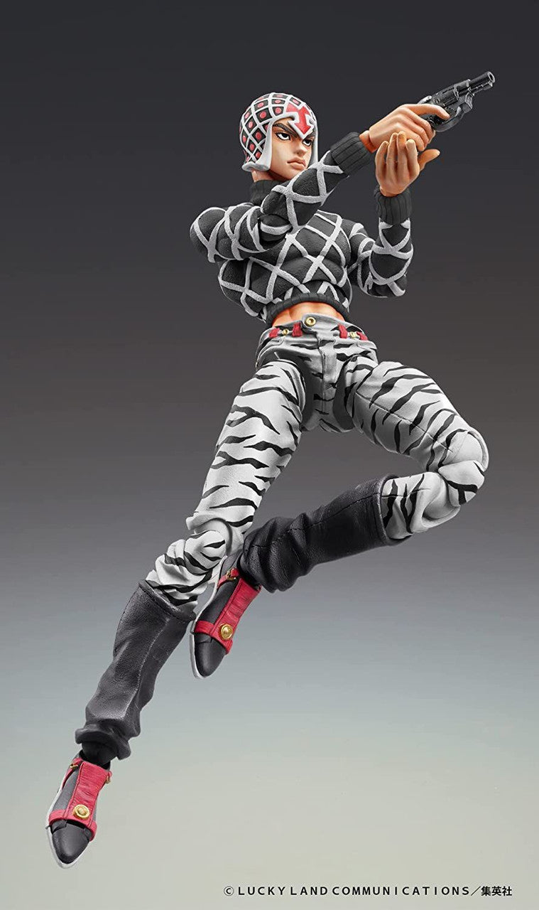 Medicos Entertainment Jojo's Bizarre Adventure Part 5 Golden Wind Series Guido Mista & SP Black Ver. Chozokado Figure