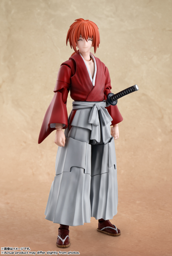 BANDAI Tamashii Kenshin Himura "Rurouni Kenshin: Meiji Swordsman Romantic Story", TAMASHII NATIONS S.H.Figuarts