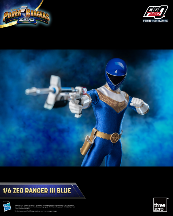 Three Zero Power Rangers Zeo - FigZero 1/6 Zeo Ranger III Blue