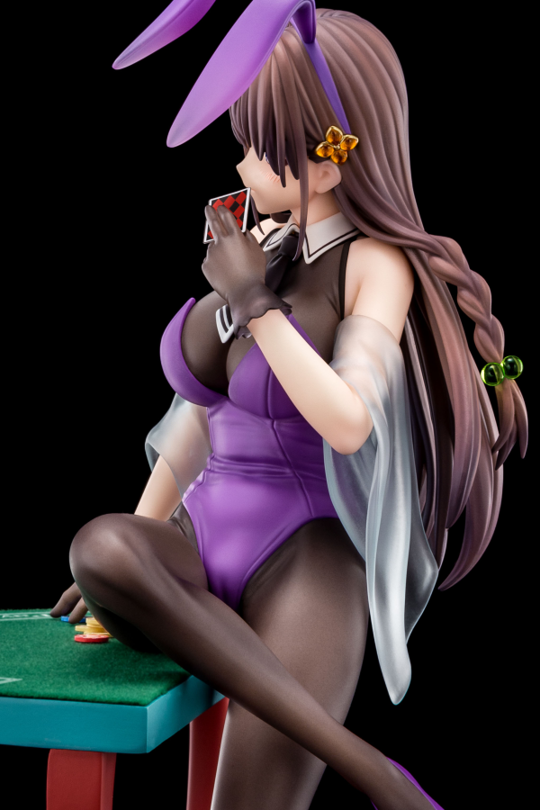 Hakoiri-musume Elfine Phillet wearing flower’s purple bunny costume with Nip Slip Gimmick System | 4570000500184