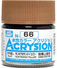 Mr Hobby Acrysion N66 - RLM79 Sand Yellow (Semi-Gloss/Aircraft)