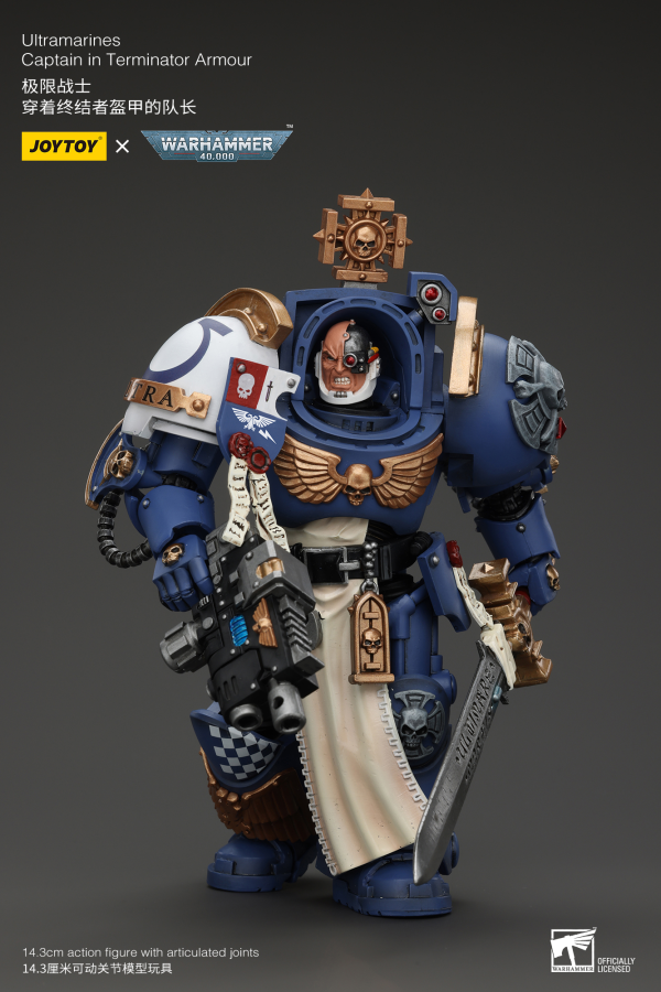 Joy Toy Ultramarines Captain In Terminator Armour(6973130374980)(6973130374980)