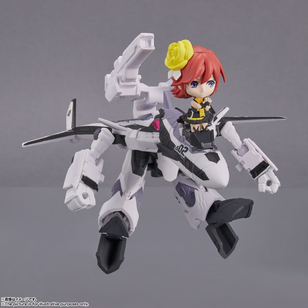 BANDAI Spirits VF-31F Siegfried (Messer Ihlefeld use) with Kaname Buccaneer(4573102641533)(4573102641533)