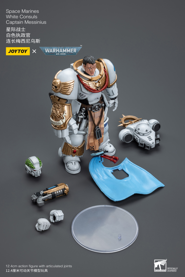 Joy Toy Space Marines White Consuls Captain Messinius