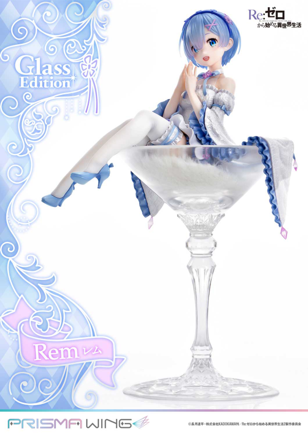 Prime 1 Studio PRISMA WING  Re:ZERO -Starting Life in Another World-  Rem Glass Edition  1/7 Scale Pre-Painted Figure | 4580708049502