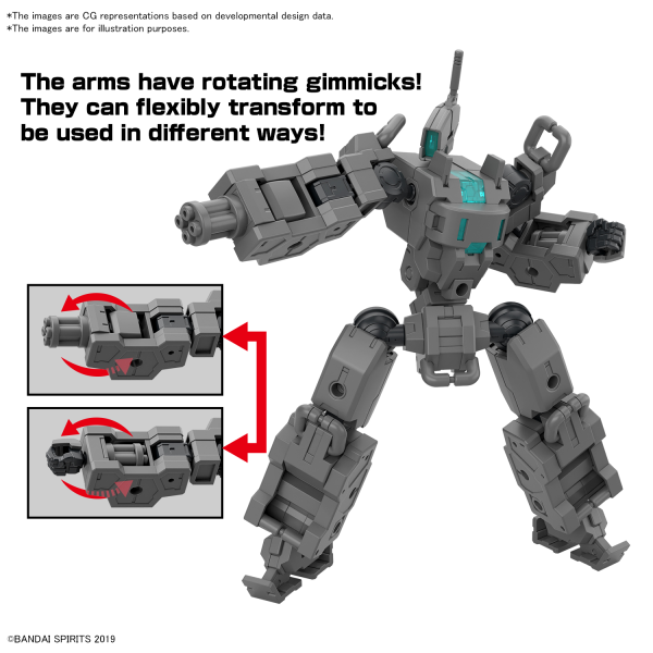 BANDAI Hobby 30MM 1/144 Extended Armament Vehicle (SMART TRANSFORMABLE MACHINE Ver.)