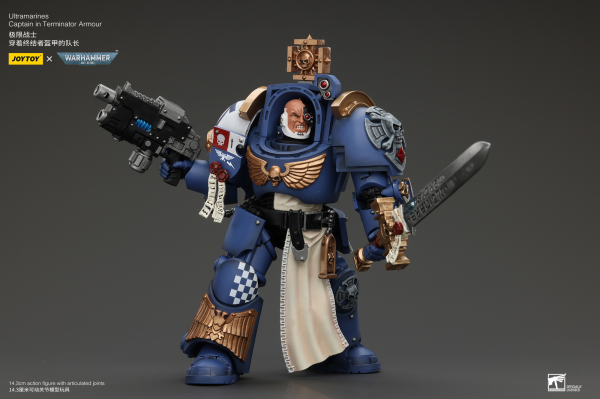 Joy Toy Ultramarines Captain In Terminator Armour(6973130374980)(6973130374980)