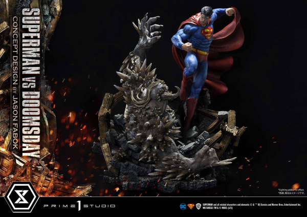 Prime 1 Studio Ultimate Museum Masterline Superman (Comics) Superman VS Doomsday (Concept By Jason Fabok) Deluxe Version(4580708034164)(4580708034164)