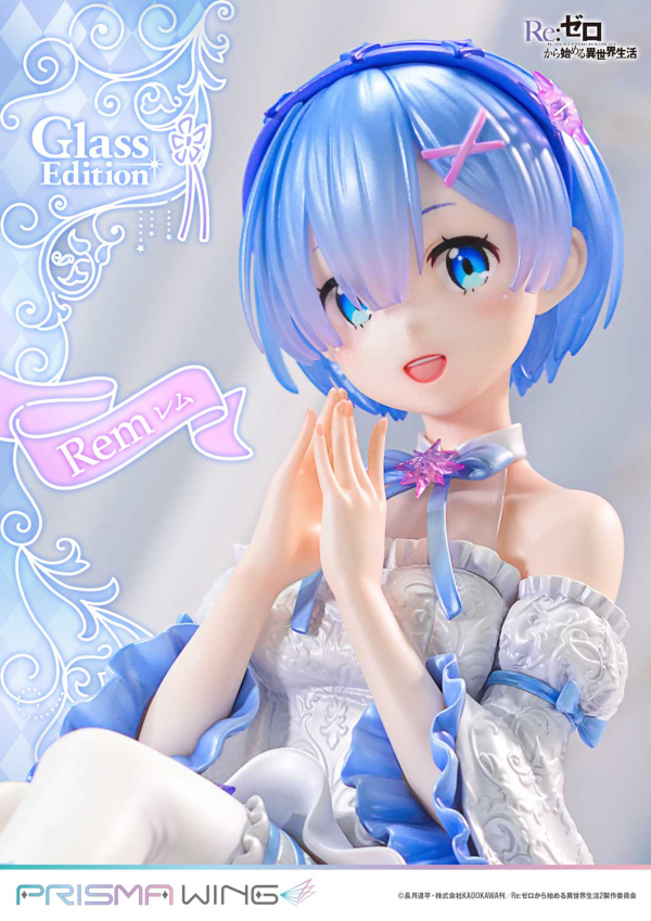 Prime 1 Studio PRISMA WING  Re:ZERO -Starting Life in Another World-  Rem Glass Edition  1/7 Scale Pre-Painted Figure | 4580708049502