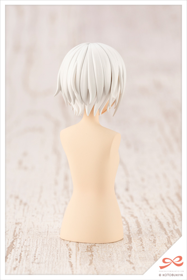 KOTOBUKIYA AFTER SCHOOL SHORT WIG TYPE: A [WHITE & CHOCOLATE BROWN] | 190526034327